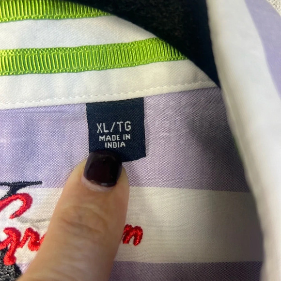 Robert Graham Button Up Mens Size XL Short Sleeve Shirt - Picture 8 of 15